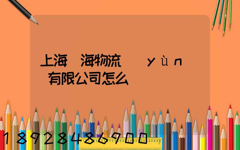 上海亞海物流運(yùn)輸有限公司怎么樣